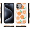 image:imageCasely iPhone 15 Pro Case  Monets Bridge  The Met Museum  Bold Protective Design  Compatible with MagSafeMain Squeeze  Orange Stamped
