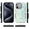 image:imageCasely iPhone 15 Pro Case  Monets Bridge  The Met Museum  Bold Protective Design  Compatible with MagSafePura Vida  Coastal Checkers