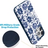 image:imageCasely iPhone 15 Pro Case  Monets Bridge  The Met Museum  Bold Protective Design  Compatible with MagSafeRose to Fame  Blue  White Floral