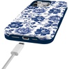 image:imageCasely iPhone 15 Pro Case  Monets Bridge  The Met Museum  Bold Protective Design  Compatible with MagSafeRose to Fame  Blue  White Floral
