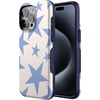 image:imageCasely iPhone 15 Pro Case  Monets Bridge  The Met Museum  Bold Protective Design  Compatible with MagSafeStars Align  Blue  White Stars