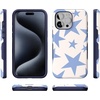 image:imageCasely iPhone 15 Pro Case  Monets Bridge  The Met Museum  Bold Protective Design  Compatible with MagSafeStars Align  Blue  White Stars