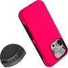 image:imageCasely iPhone 15 Pro Case  Monets Bridge  The Met Museum  Bold Protective Design  Compatible with MagSafeThink Pink  Solid Neon Pink