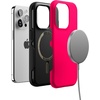image:imageCasely iPhone 15 Pro Case  Monets Bridge  The Met Museum  Bold Protective Design  Compatible with MagSafeThink Pink  Solid Neon Pink