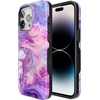 image:imageCasely iPhone 15 Pro Case  Monets Bridge  The Met Museum  Bold Protective Design  Compatible with MagSafeTie Dying Over You  Purple Marble