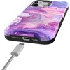 image:imageCasely iPhone 15 Pro Case  Monets Bridge  The Met Museum  Bold Protective Design  Compatible with MagSafeTie Dying Over You  Purple Marble