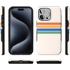 image:imageCasely iPhone 15 Pro Case  Monets Bridge  The Met Museum  Bold Protective Design  Compatible with MagSafeTotally Groovy  Rainbow Stripes Colorblock