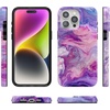 image:imageCasely iPhone 15 Pro Max Case  Monets View  The Met Museum  Compatible with MagSafe  Classic Ultra Slim DesignTie Dying Over You  Purple Marble