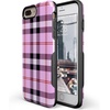 image:imageCasely iPhone 678 Plus Case  On Cloud Nine  Glitch Smiley Face  Bold Protective DesignAs if Light Purple Plaid