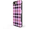 image:imageCasely iPhone 678 Plus Case  On Cloud Nine  Glitch Smiley Face  Bold Protective DesignAs if Light Purple Plaid