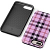 image:imageCasely iPhone 678 Plus Case  On Cloud Nine  Glitch Smiley Face  Bold Protective DesignAs if Light Purple Plaid