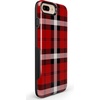 image:imageCasely iPhone 678 Plus Case  On Cloud Nine  Glitch Smiley Face  Bold Protective DesignAs if Red Plaid