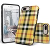 image:imageCasely iPhone 678 Plus Case  On Cloud Nine  Glitch Smiley Face  Bold Protective DesignAs if Yellow Plaid