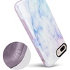 image:imageCasely iPhone 678 Plus Case  On Cloud Nine  Glitch Smiley Face  Bold Protective DesignBlue  Purple Cotton Candy Marble