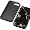 image:imageCasely iPhone 678 Plus Case  On Cloud Nine  Glitch Smiley Face  Bold Protective DesignCracked Rose Gold Black Marble