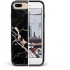 image:imageCasely iPhone 678 Plus Case  On Cloud Nine  Glitch Smiley Face  Bold Protective DesignCracked Rose Gold Black Marble
