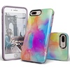 image:imageCasely iPhone 678 Plus Case  On Cloud Nine  Glitch Smiley Face  Bold Protective DesignCute Rainbow Marble