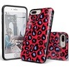 image:imageCasely iPhone 678 Plus Case  On Cloud Nine  Glitch Smiley Face  Bold Protective DesignInto the Wild  Red  Blue Leopard