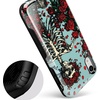 image:imageCasely iPhone XR Case  Forever Grateful  Grateful Dead Skeleton Floral  Bold Protective Design
