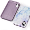 image:imageCasely iPhone XR Case  Peace Out  Groovy Peace Sign  Bold Protective Design10 Blue  Purple Cotton Candy Marble
