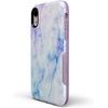 image:imageCasely iPhone XR Case  Peace Out  Groovy Peace Sign  Bold Protective Design10 Blue  Purple Cotton Candy Marble