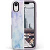 image:imageCasely iPhone XR Case  Peace Out  Groovy Peace Sign  Bold Protective Design10 Blue  Purple Cotton Candy Marble