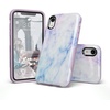 image:imageCasely iPhone XR Case  Peace Out  Groovy Peace Sign  Bold Protective Design10 Blue  Purple Cotton Candy Marble