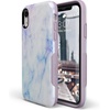 image:imageCasely iPhone XR Case  Peace Out  Groovy Peace Sign  Bold Protective Design10 Blue  Purple Cotton Candy Marble