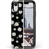 image:imageCasely iPhone XR Case  Peace Out  Groovy Peace Sign  Bold Protective Design27 Daisy Daydream Black Floral