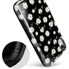 image:imageCasely iPhone XR Case  Peace Out  Groovy Peace Sign  Bold Protective Design27 Daisy Daydream Black Floral