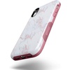 image:imageCasely iPhone XR Case  Peace Out  Groovy Peace Sign  Bold Protective Design44 Beautiful White and Pink Marble
