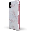 image:imageCasely iPhone XR Case  Peace Out  Groovy Peace Sign  Bold Protective Design44 Beautiful White and Pink Marble