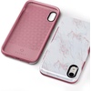 image:imageCasely iPhone XR Case  Peace Out  Groovy Peace Sign  Bold Protective Design44 Beautiful White and Pink Marble