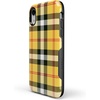 image:imageCasely iPhone XR Case  Peace Out  Groovy Peace Sign  Bold Protective Design53 As if Yellow Plaid