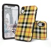 image:imageCasely iPhone XR Case  Peace Out  Groovy Peace Sign  Bold Protective Design53 As if Yellow Plaid