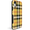 image:imageCasely iPhone XR Case  Peace Out  Groovy Peace Sign  Bold Protective Design53 As if Yellow Plaid