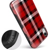image:imageCasely iPhone XR Case  Peace Out  Groovy Peace Sign  Bold Protective DesignAs if  Red Plaid