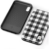image:imageCasely iPhone XR Case  Peace Out  Groovy Peace Sign  Bold Protective DesignCheck Me Out  Checkerboard