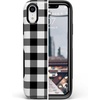 image:imageCasely iPhone XR Case  Peace Out  Groovy Peace Sign  Bold Protective DesignCheck Me Out  Checkerboard