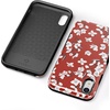 image:imageCasely iPhone XR Case  Peace Out  Groovy Peace Sign  Bold Protective DesignFloral Forest  Red Cherry Blossom Floral