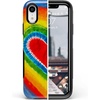 image:imageCasely iPhone XR Case  Peace Out  Groovy Peace Sign  Bold Protective DesignI Heart Tie Dye  Rainbow Heart