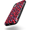 image:imageCasely iPhone XR Case  Peace Out  Groovy Peace Sign  Bold Protective DesignInto the Wild  Red  Blue Leopard