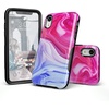 image:imageCasely iPhone XR Case  Peace Out  Groovy Peace Sign  Bold Protective DesignLand  Sea  Marble Swirl