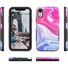 image:imageCasely iPhone XR Case  Peace Out  Groovy Peace Sign  Bold Protective DesignLand  Sea  Marble Swirl