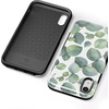 image:imageCasely iPhone XR Case  Peace Out  Groovy Peace Sign  Bold Protective DesignLeaf Me Alone  Green Floral Print