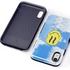 image:imageCasely iPhone XR Case  Peace Out  Groovy Peace Sign  Bold Protective DesignOn Cloud Nine  Glitch Smiley Face