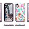 image:imageCasely iPhone XR Case  Peace Out  Groovy Peace Sign  Bold Protective DesignOut And About  Light Pink Floral
