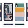 image:imageCasely iPhone XR Case  Peace Out  Groovy Peace Sign  Bold Protective DesignPaint The Town  Colorblock Stripes
