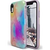 image:imageCasely iPhone XR Case  Peace Out  Groovy Peace Sign  Bold Protective DesignPainting in Pastels  Rainbow Watercolor