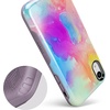 image:imageCasely iPhone XR Case  Peace Out  Groovy Peace Sign  Bold Protective DesignPainting in Pastels  Rainbow Watercolor